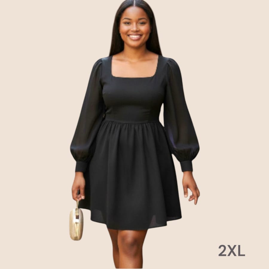 Vestido elegante negro