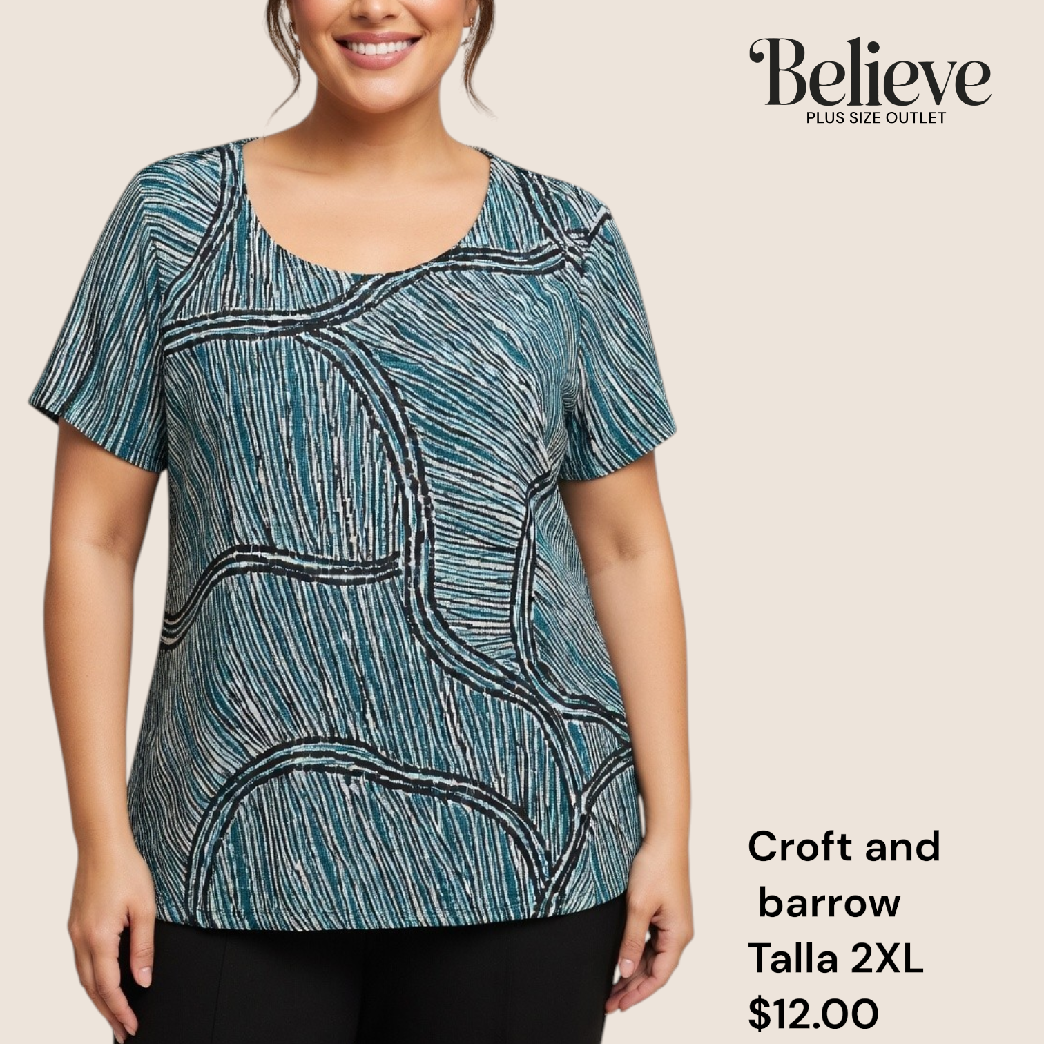 Croft and Barrow  2XL