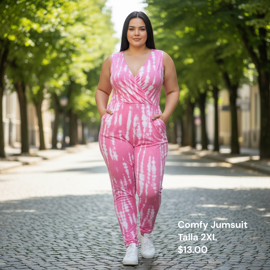 Mono rosa Tie-Dye 2XL