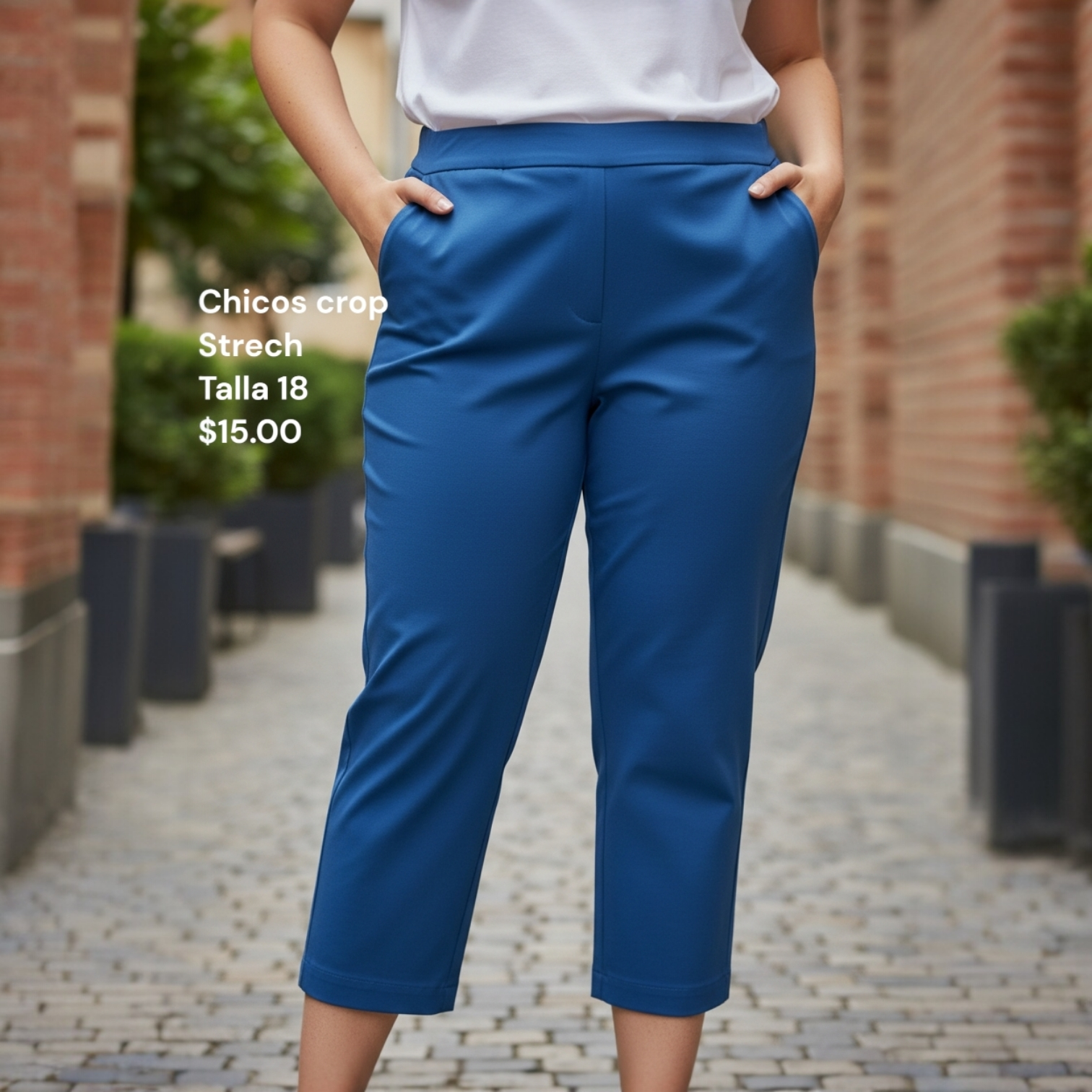 Chicos crop Talla 18