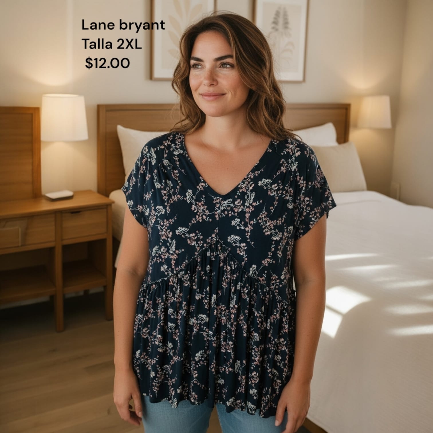 Blusa Lane Bryant Floral
