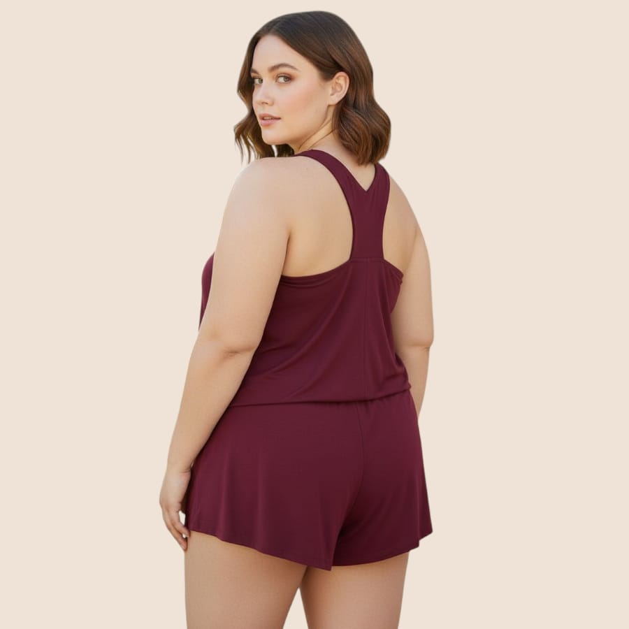 Conjunto de pijama sin mangas