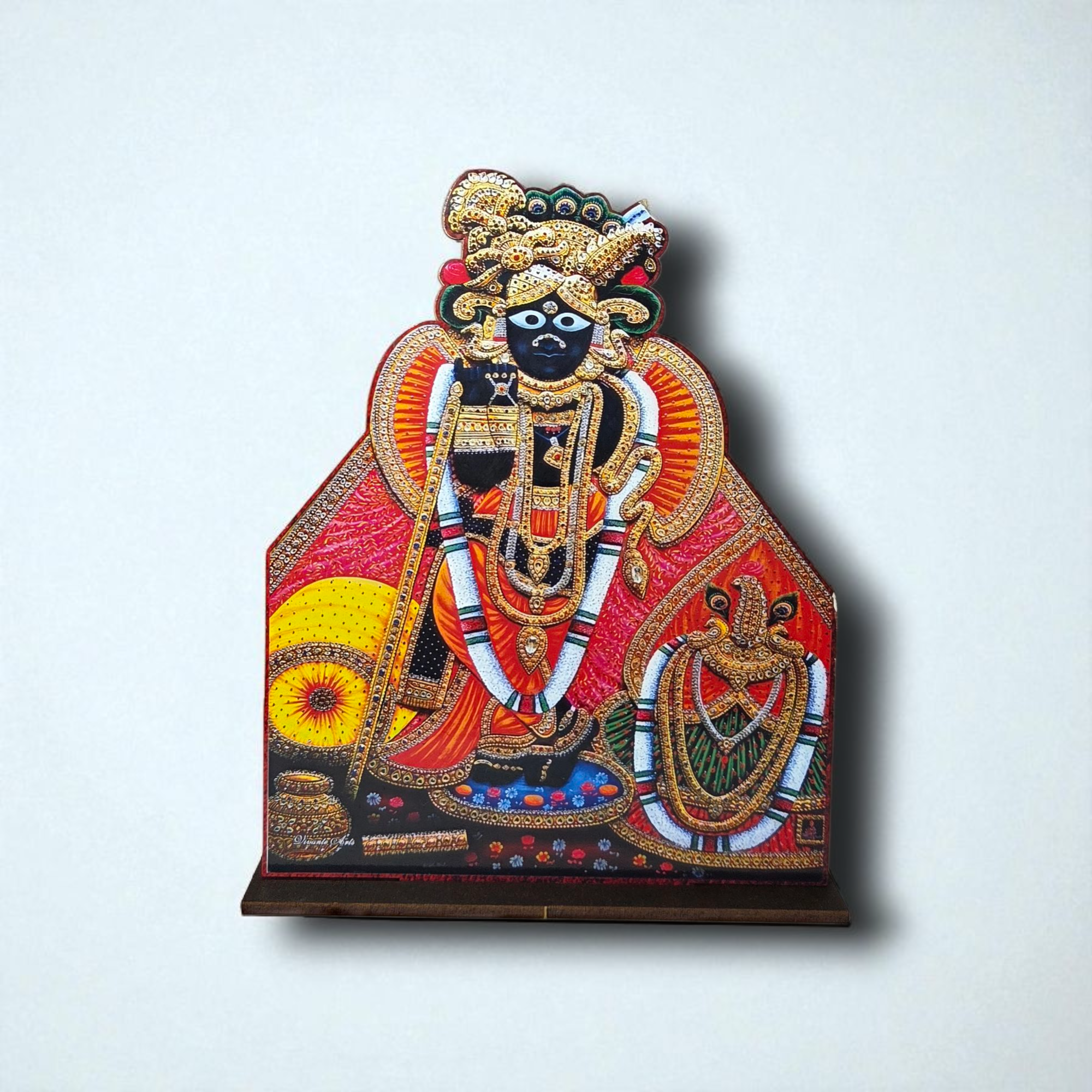 श्रीनाथ जी – पावन नाथद्वारा रूप (Shreenath Ji – Pavan Nathdwara Roop Tabletop Standee)