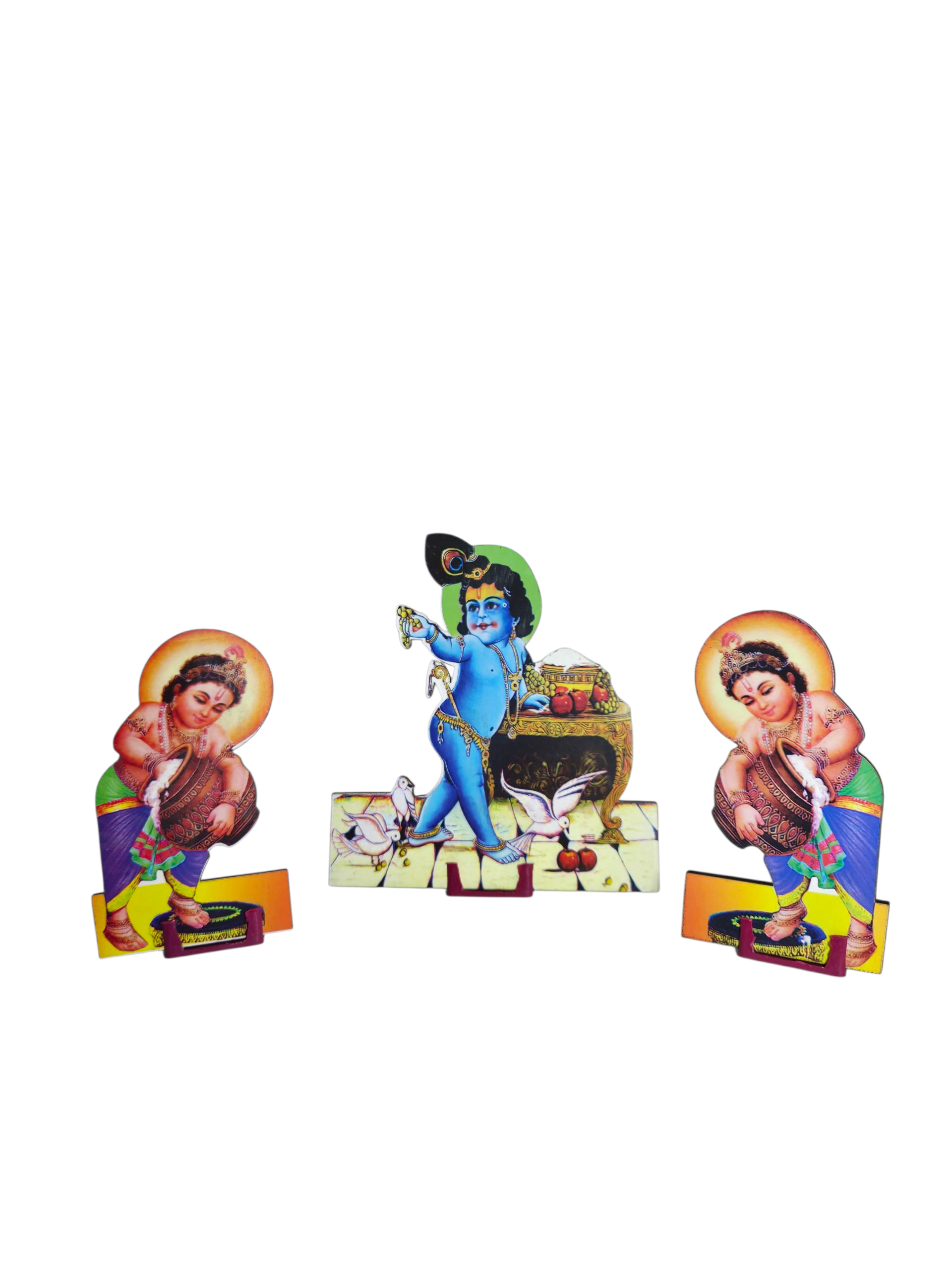 नंदलाल माखन चोरी लीला सेट (Nandlal Makhan Chori Leela Tabletop Set)
