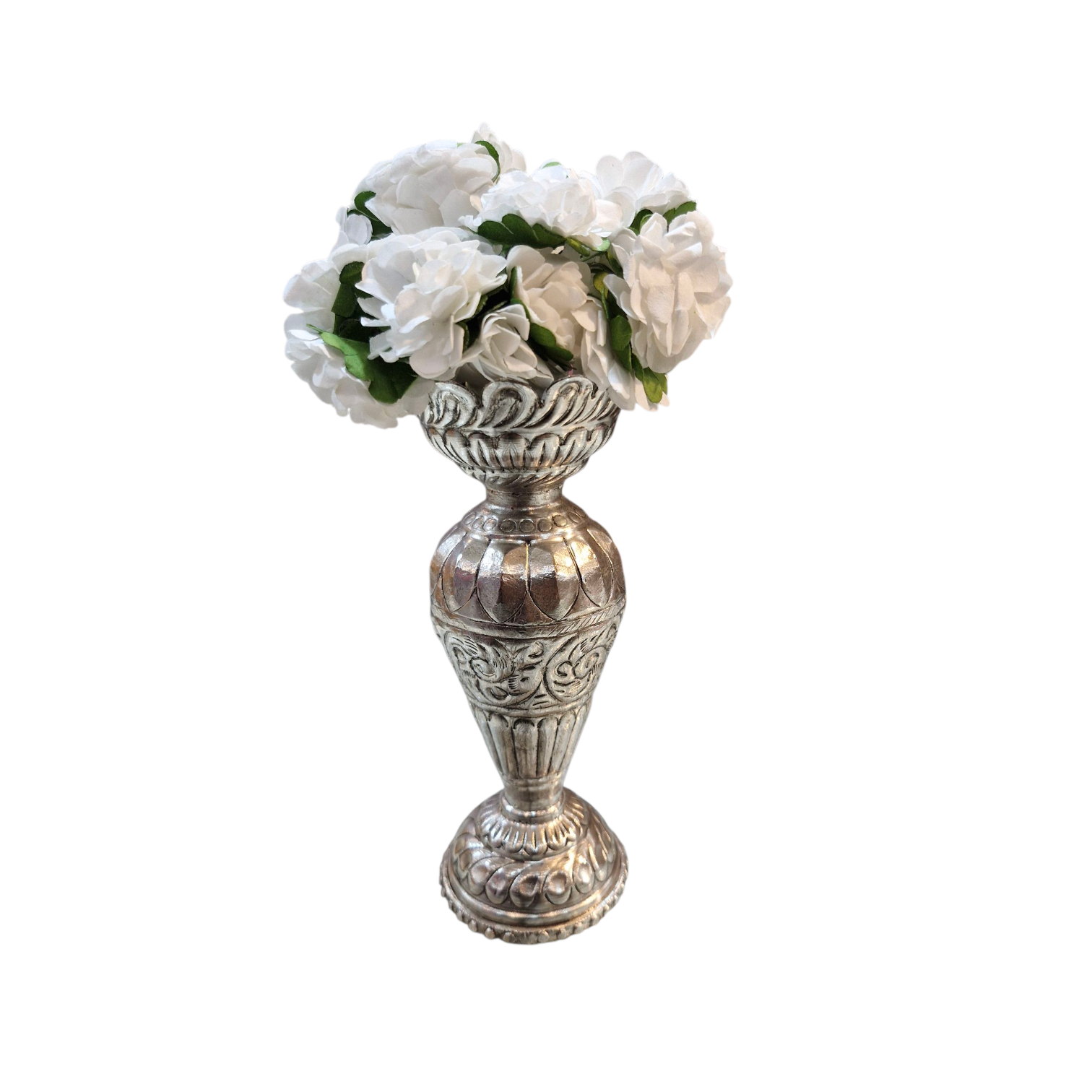Silver Finish Vase ( Fool Daan )