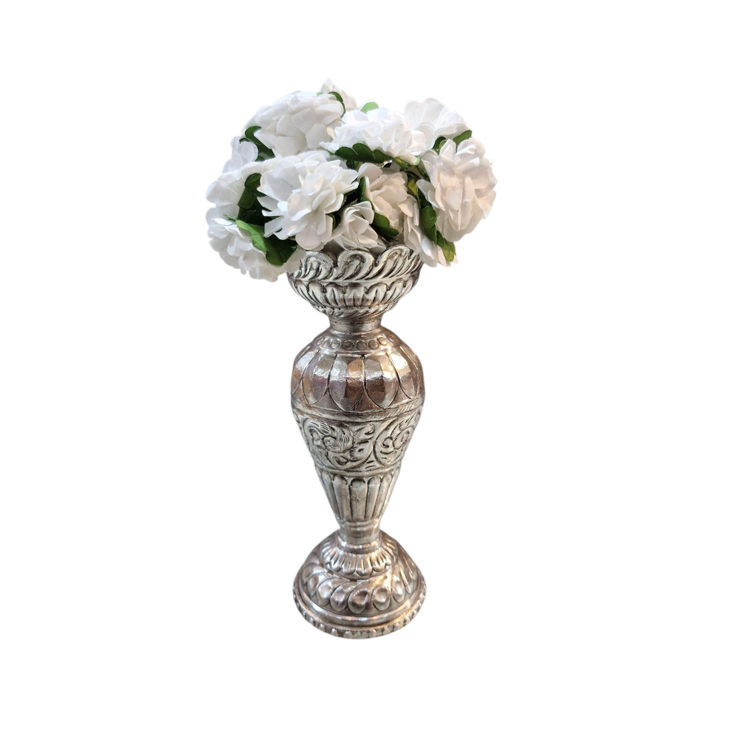 Silver Finish Vase ( Fool Daan )