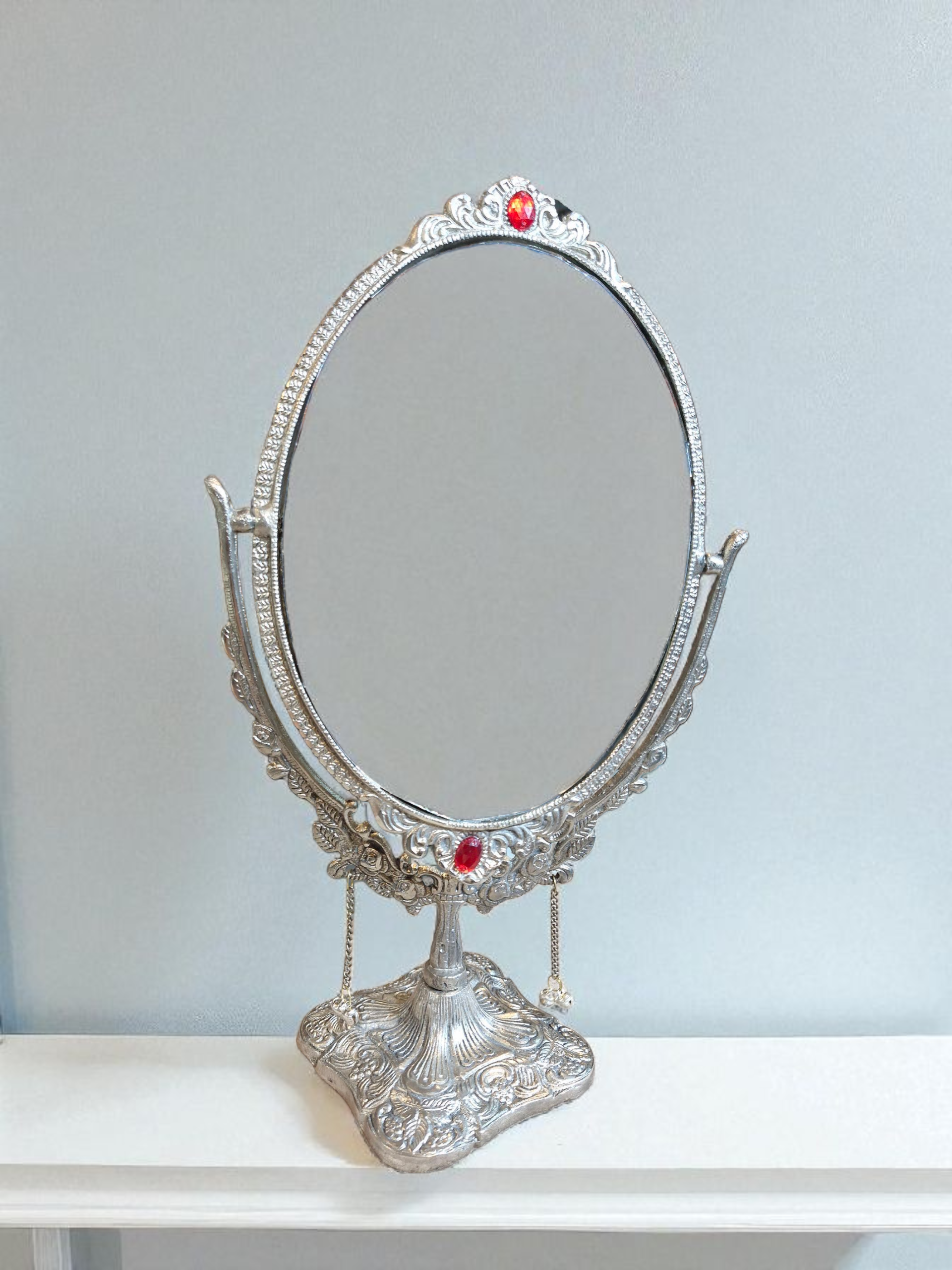 Vintage Ornate Table Mirror