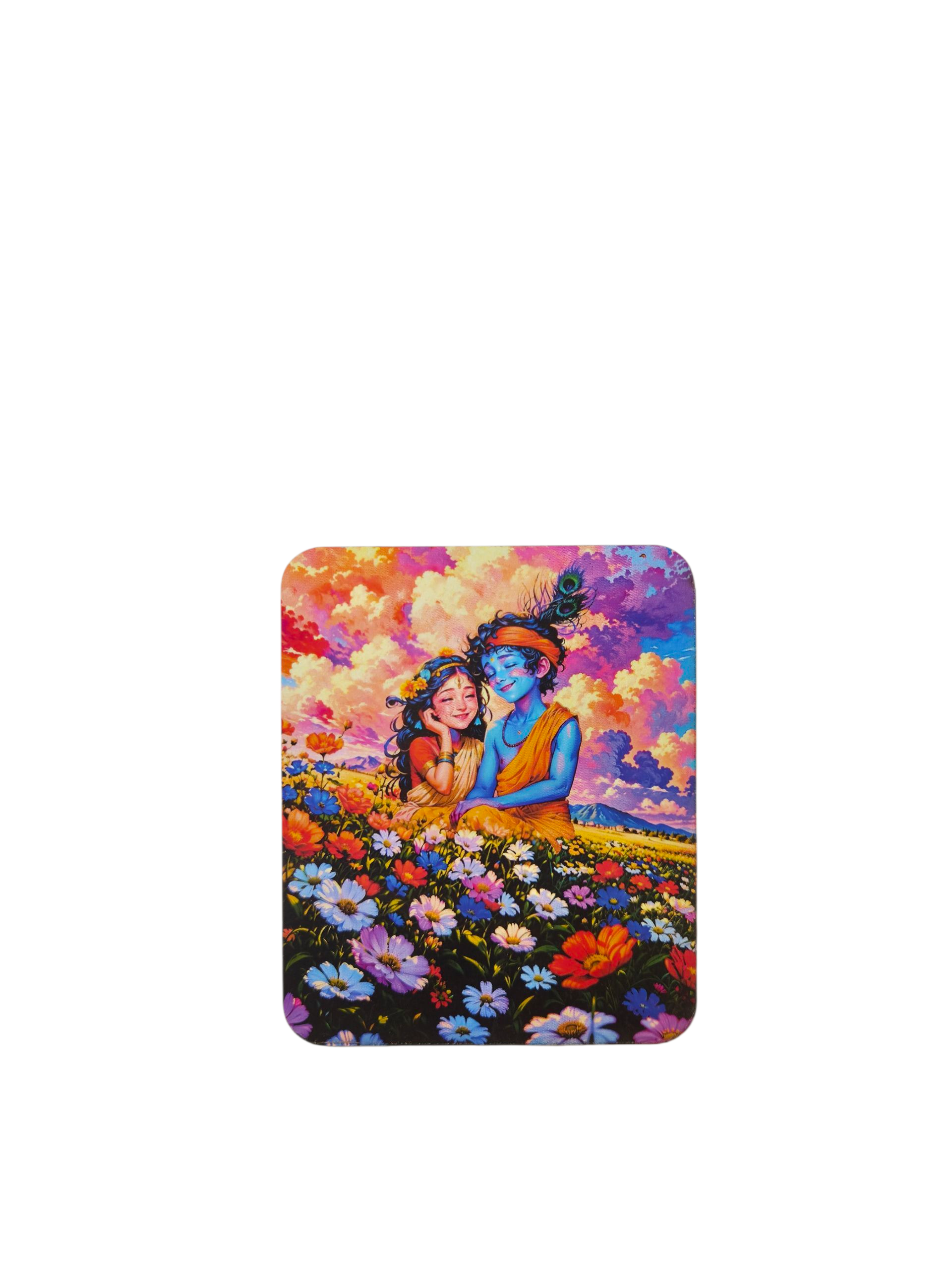 Decorative Krishna Radha Fridge Magnet