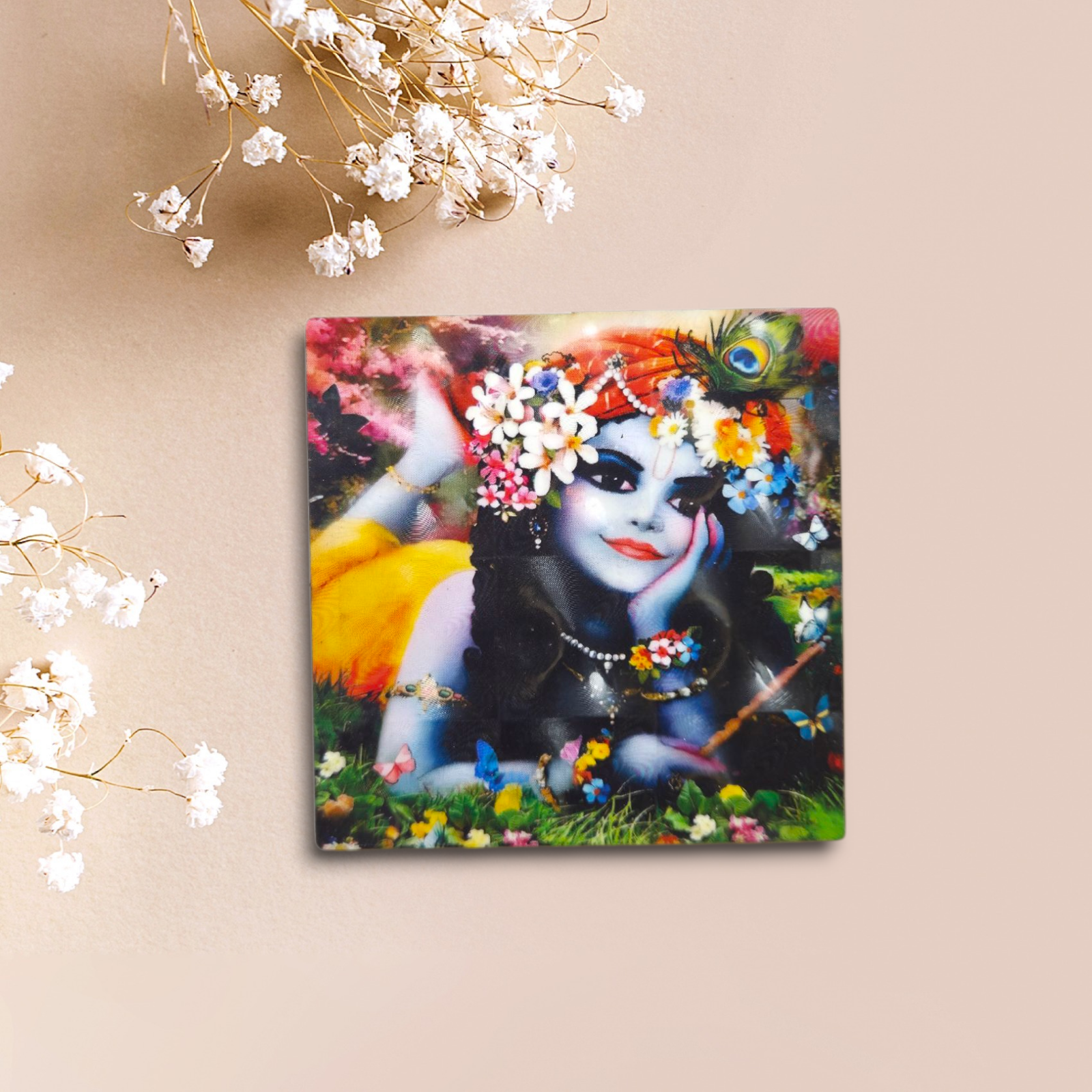Lord Krishna Vrindavan Vibes Magnet