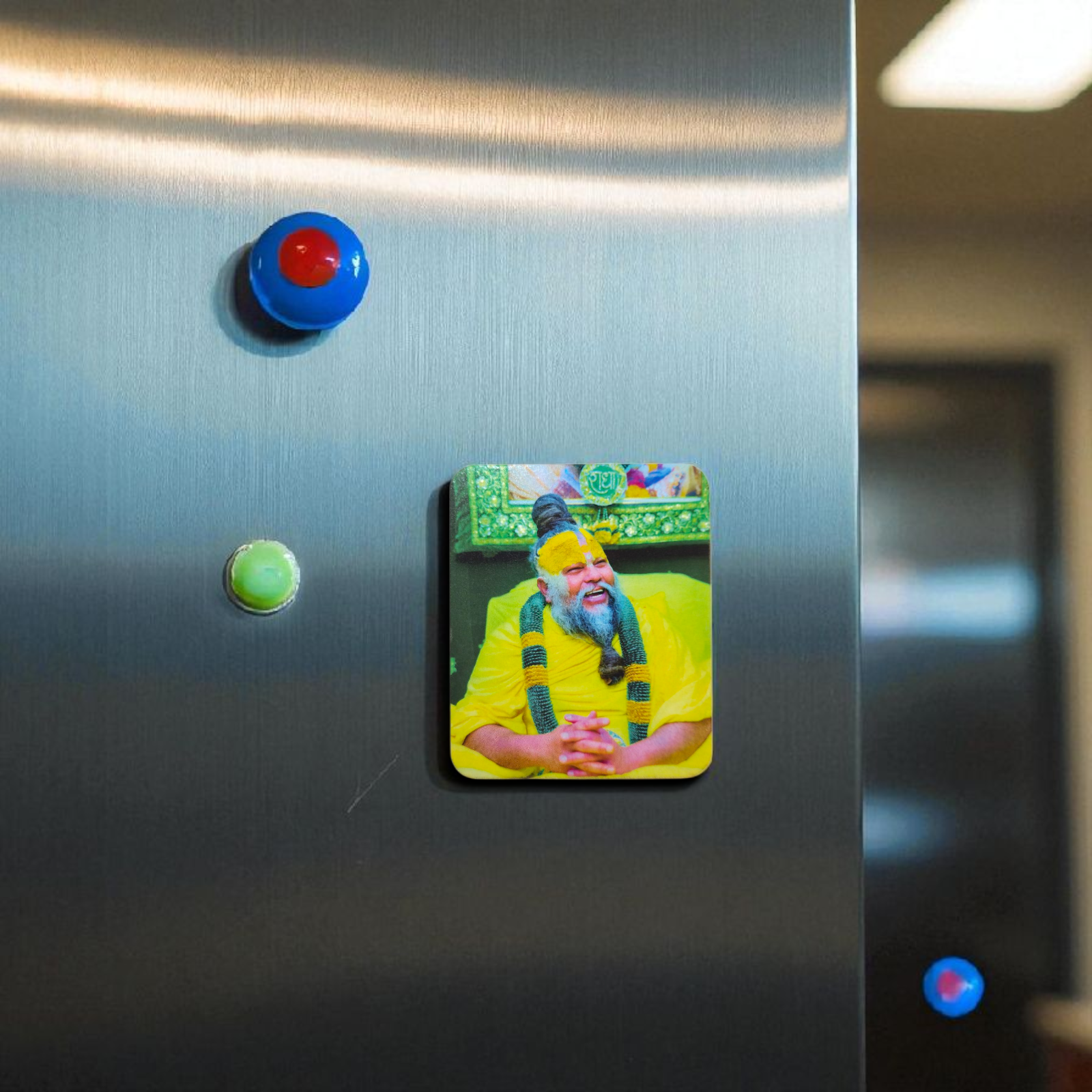 Premanand Ji Maharaj Fridge Magnet