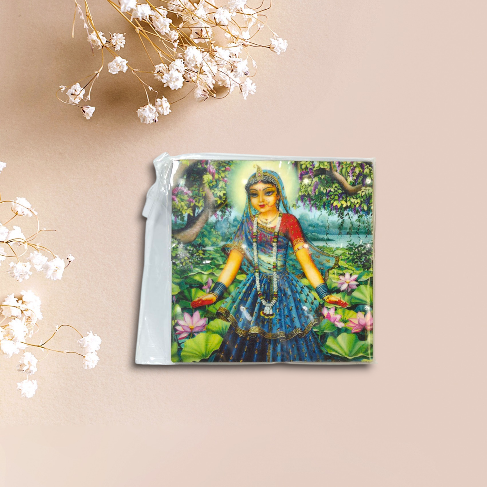 Radha's Lotus Pond Magnet