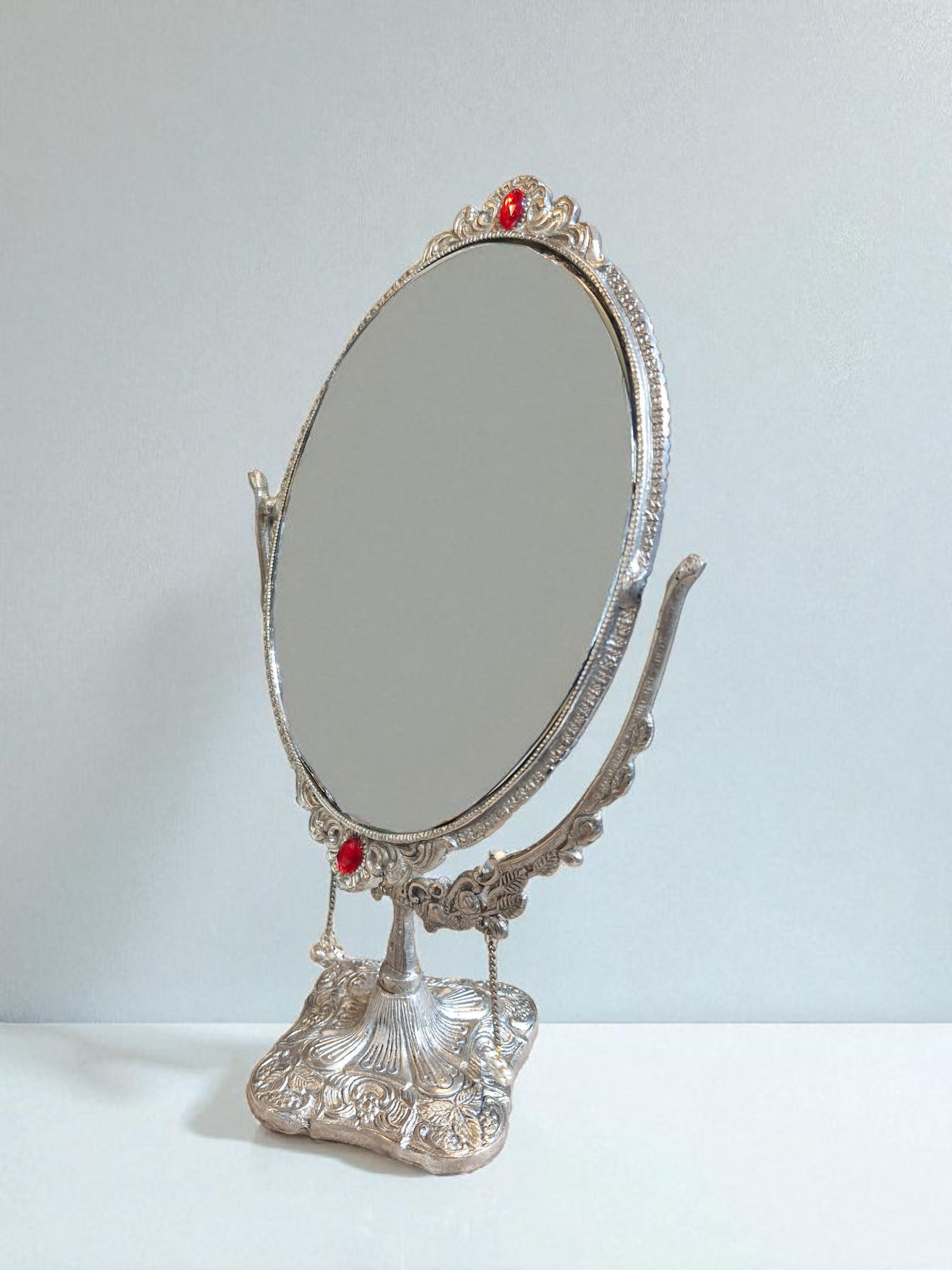 Vintage Ornate Table Mirror