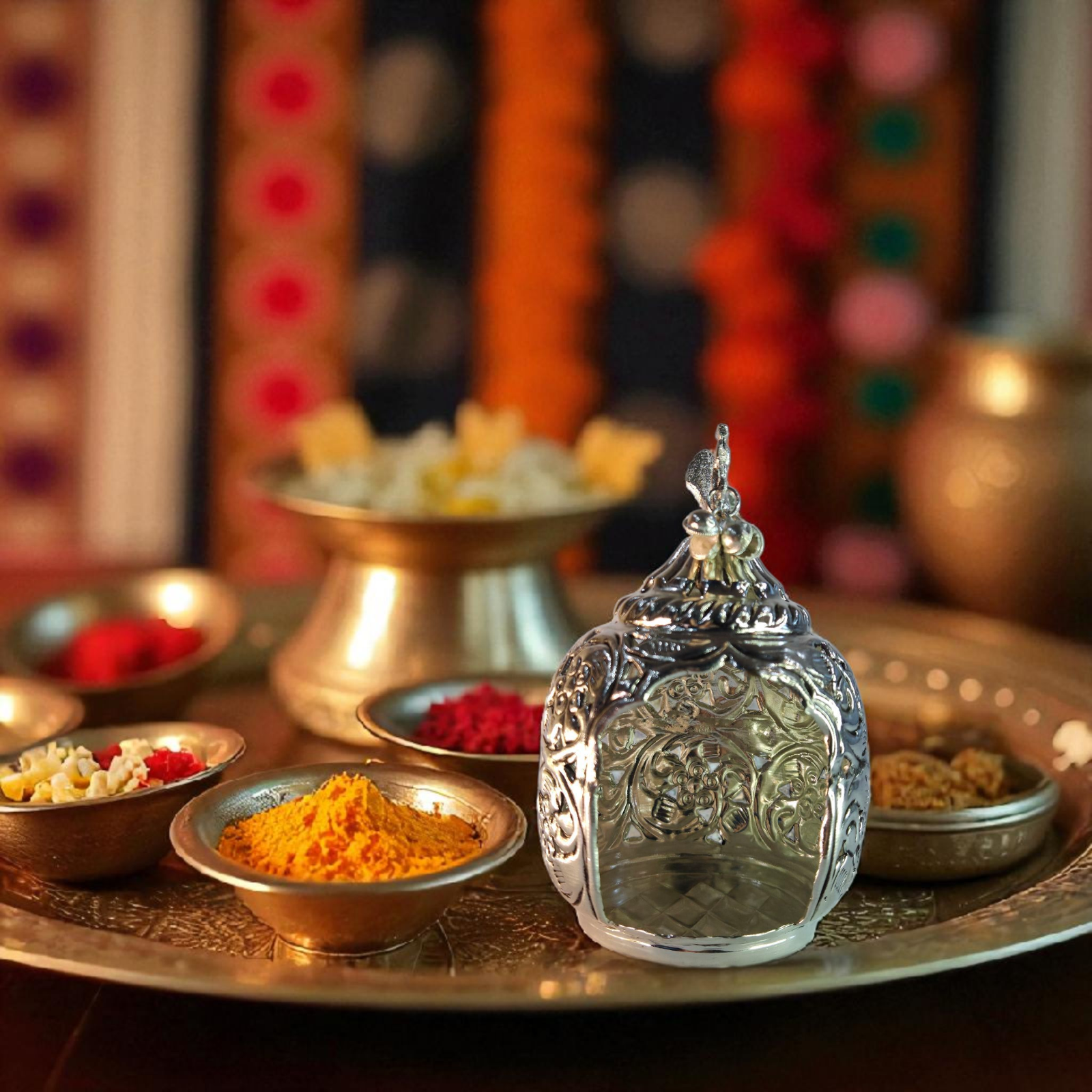 Miniature Brass Temple Dome