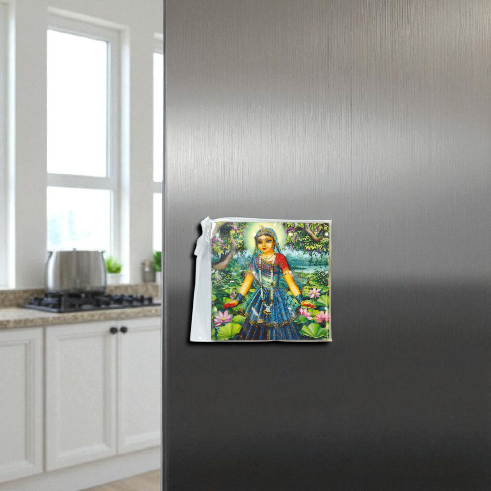 Radha's Lotus Pond Magnet