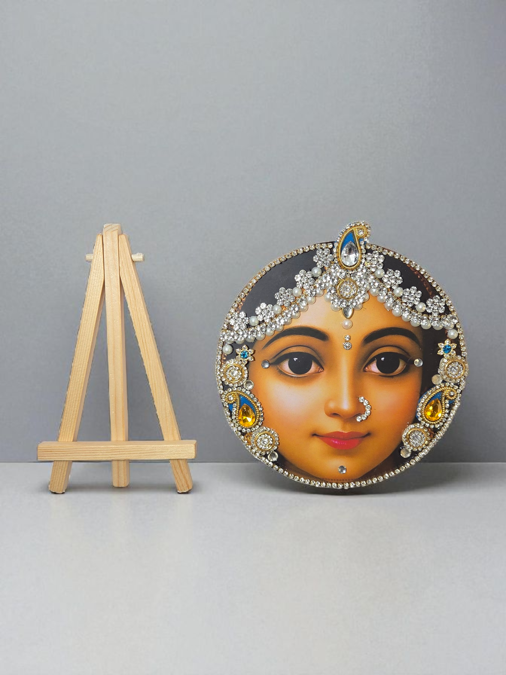 Radharani Chitrpat (Pearl & Stone Embellished)