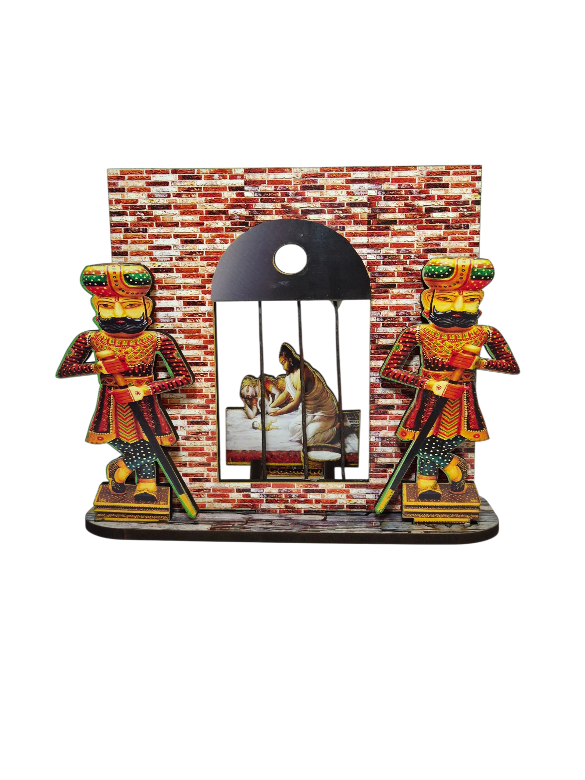श्री कृष्ण जन्म जेल दृश्य टेबलटॉप सेट (Shri Krishna Birth Prison Scene Tabletop Set)