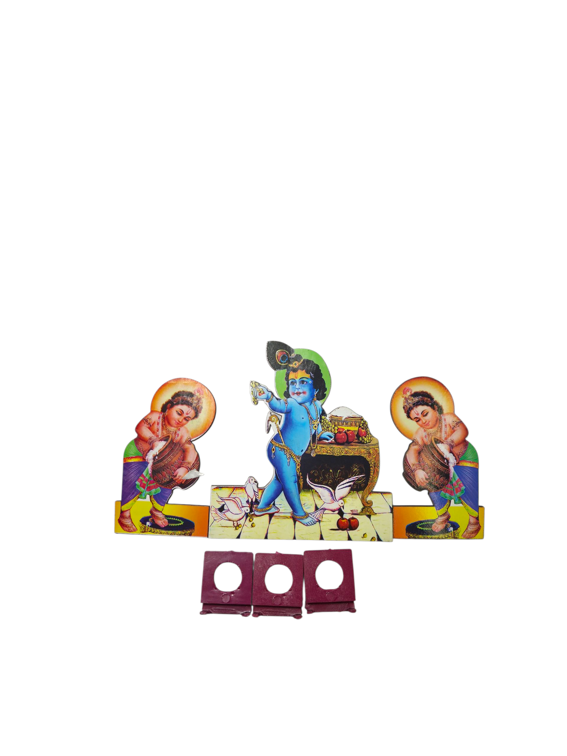 नंदलाल माखन चोरी लीला सेट (Nandlal Makhan Chori Leela Tabletop Set)