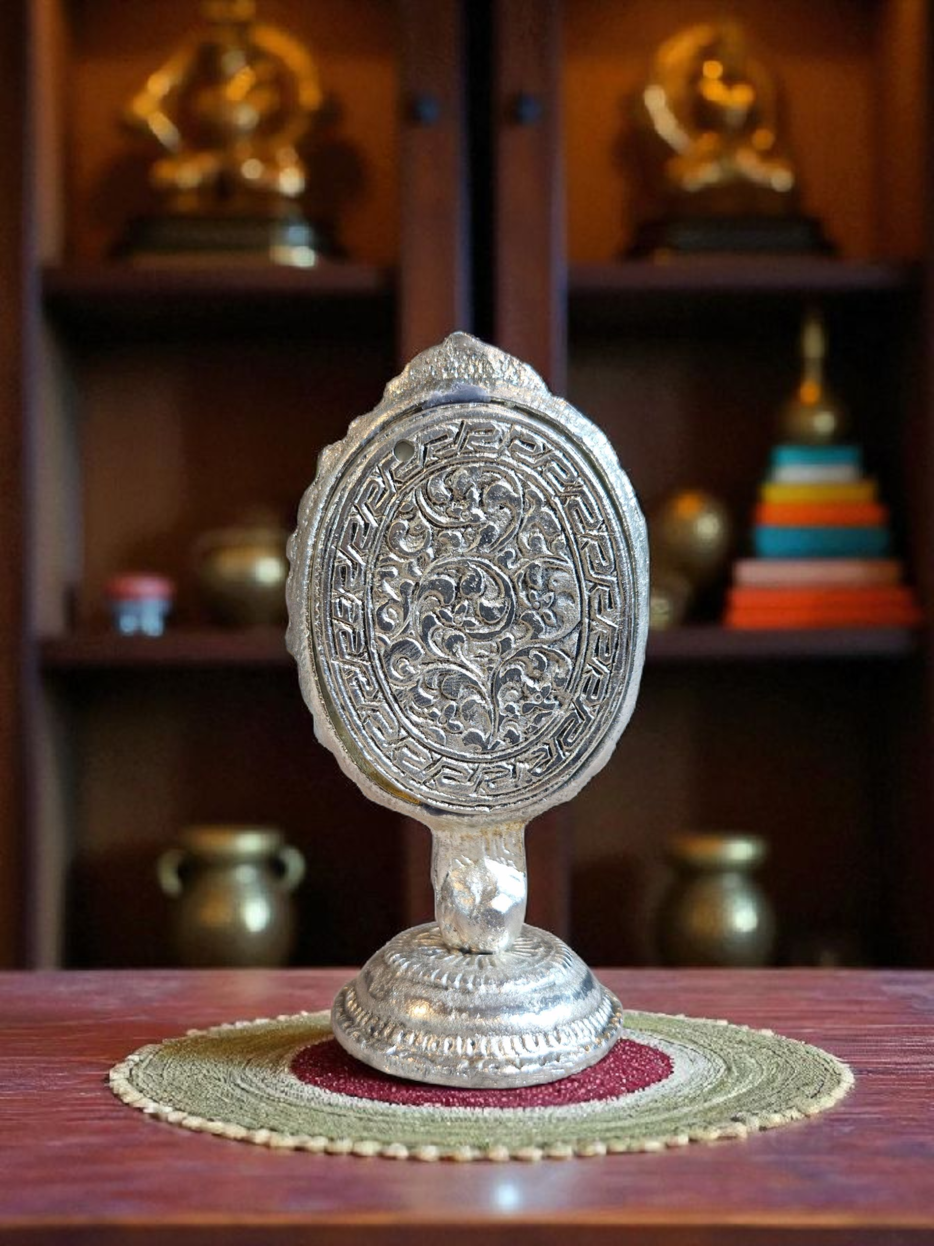 Handcrafted Silver Mirror