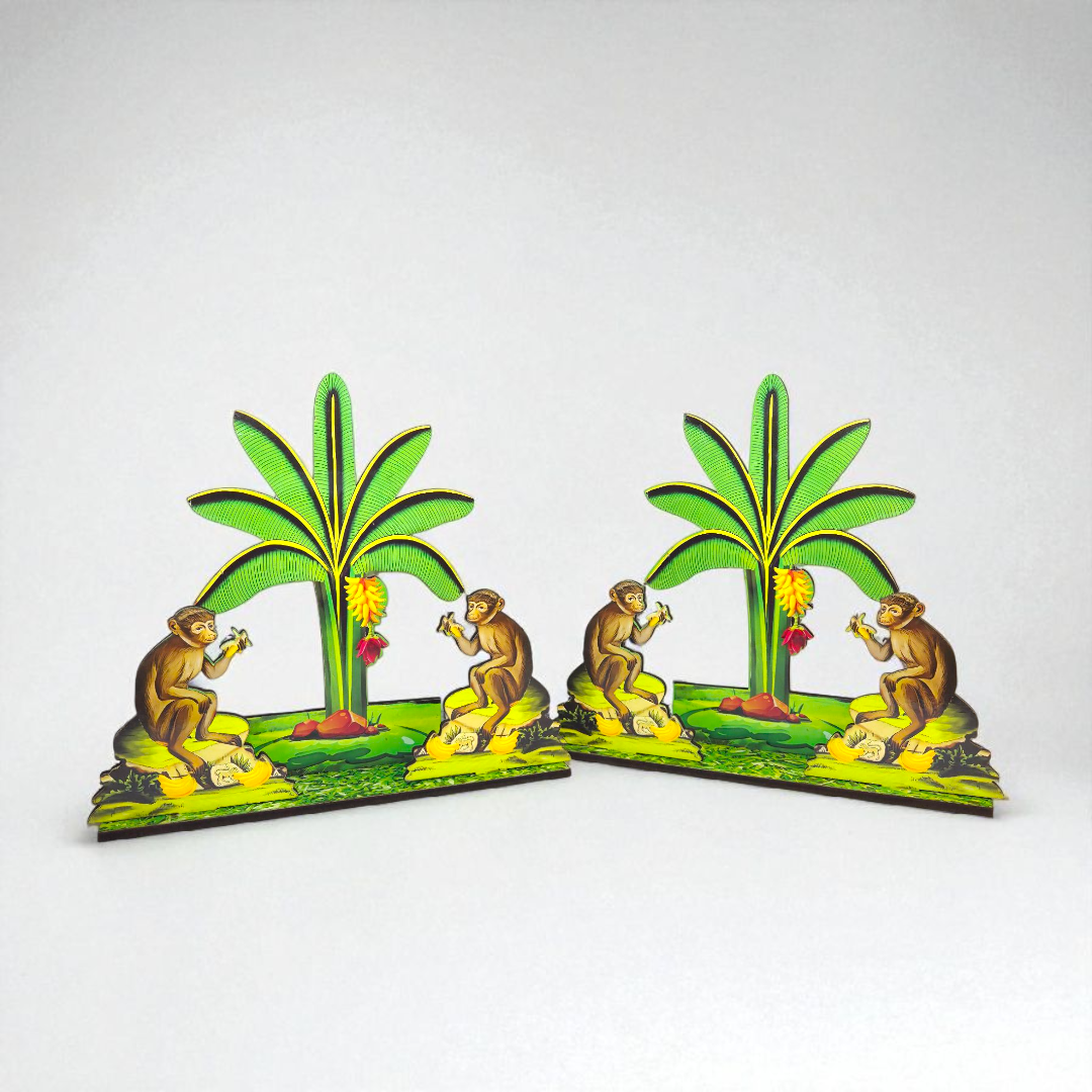 Monkey & Banana Tree Tabletop Decor Set