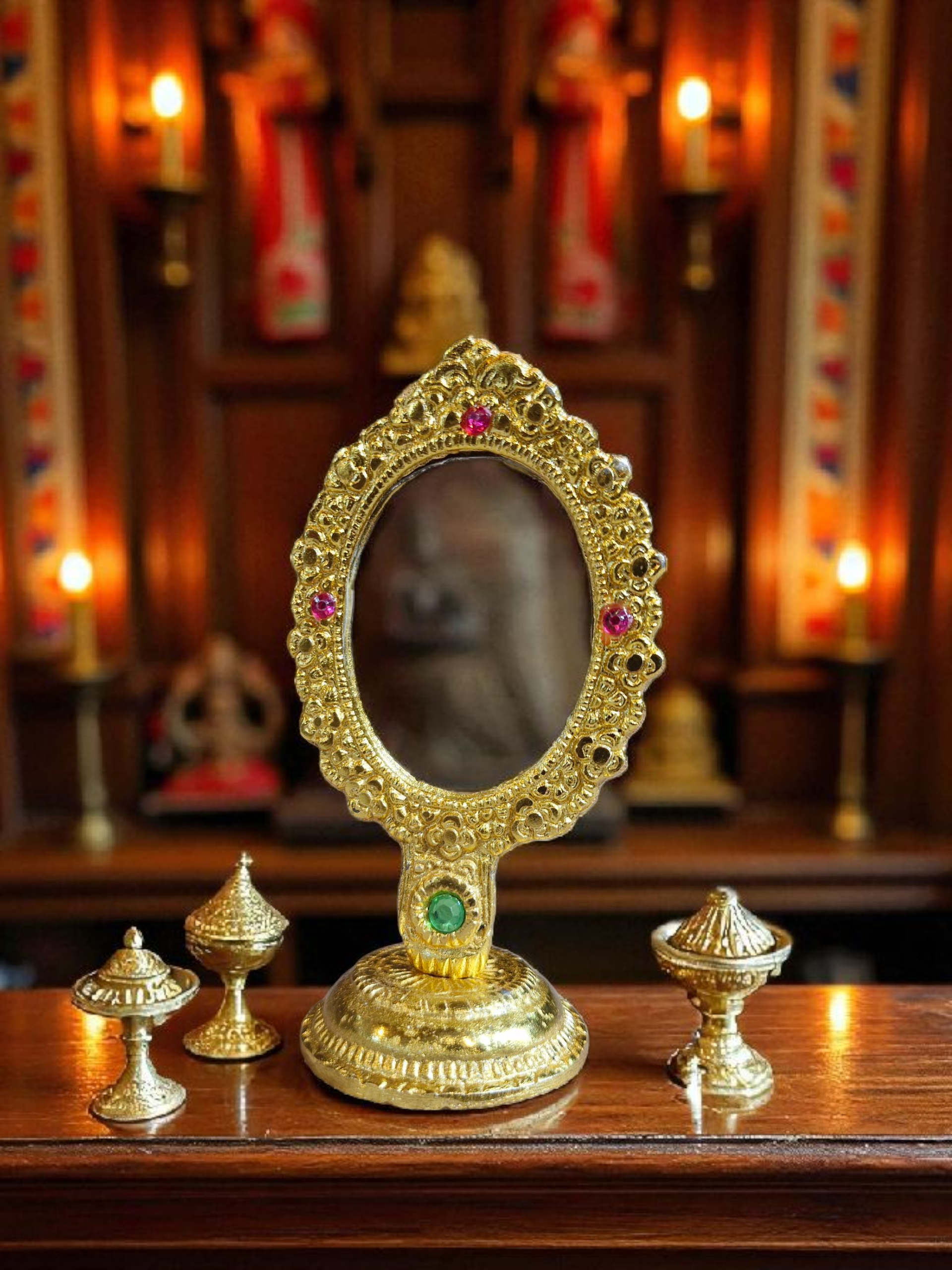 Ornate Tabletop Mirror