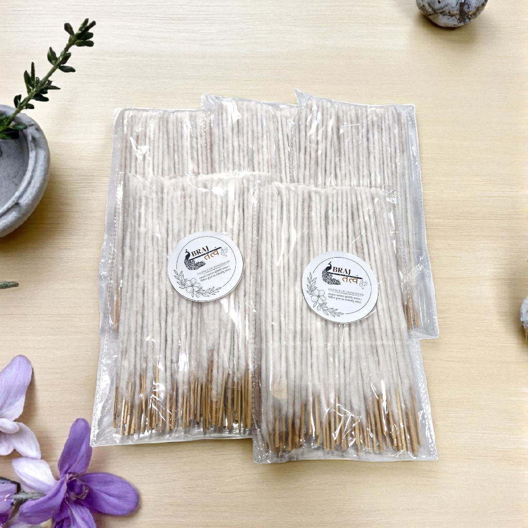 Braj Aarti Cotton Wicks Sticks