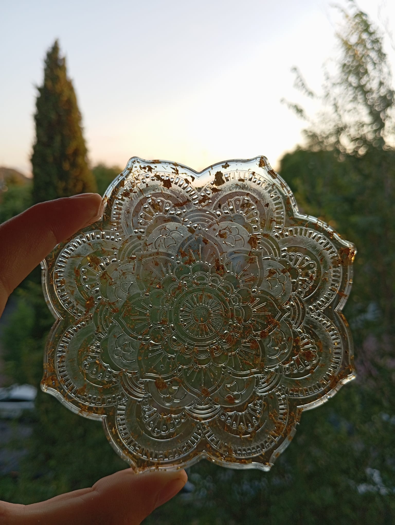 Mandala de resina