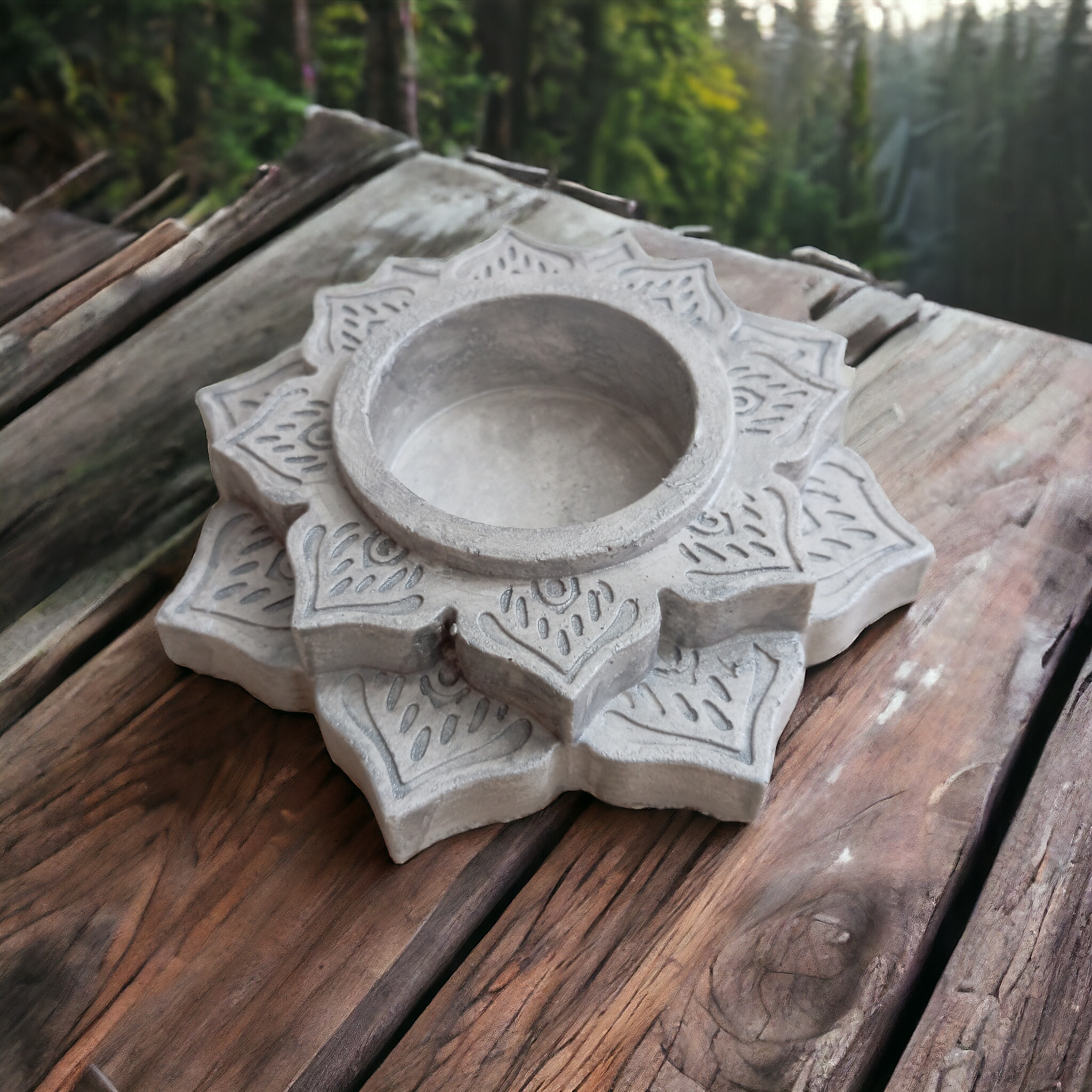 Portavelas de mandala