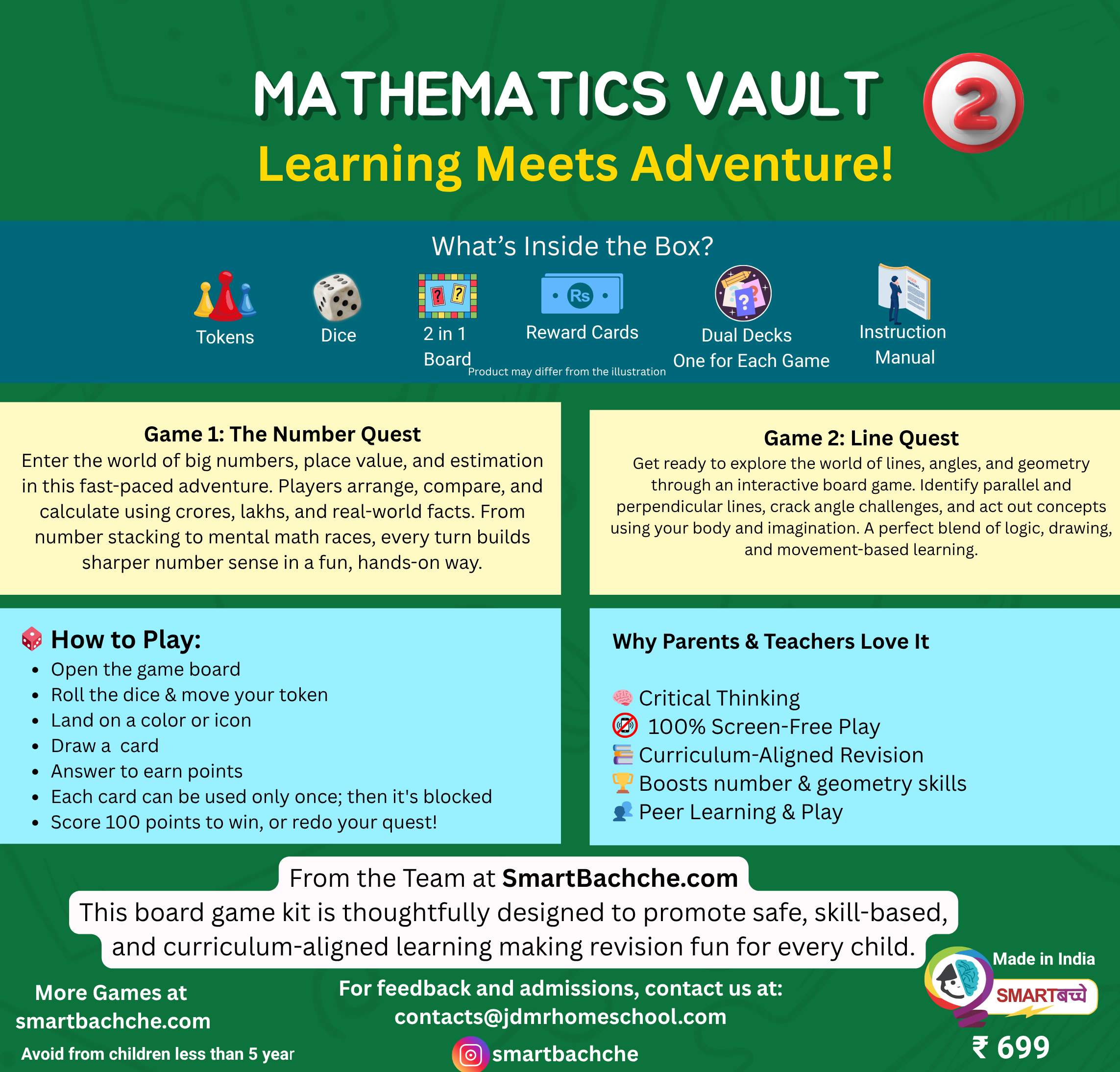 Mathematics Vault 2 Board Game