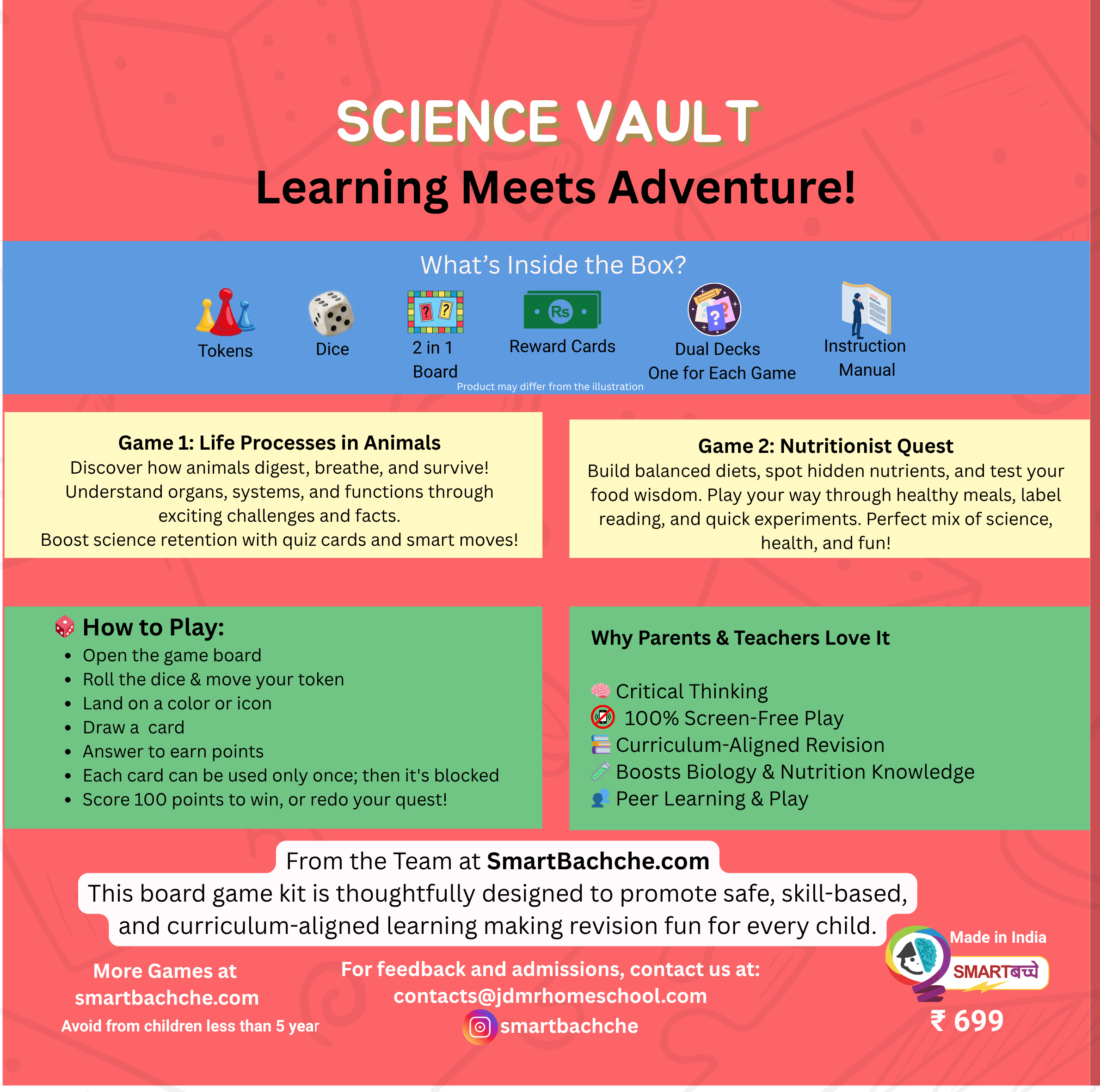 Science Vault Board Game