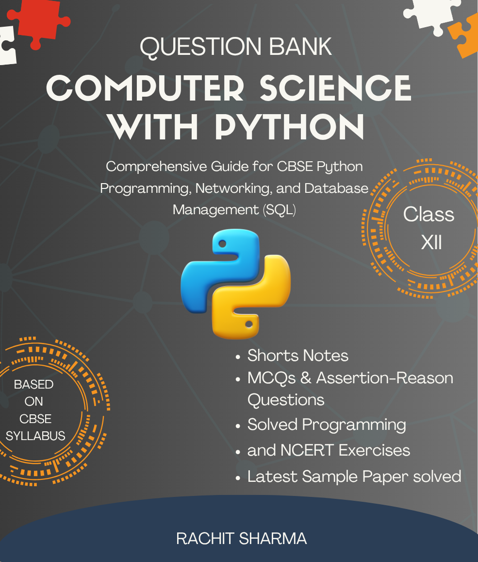 Computer Science With Python Question Bank