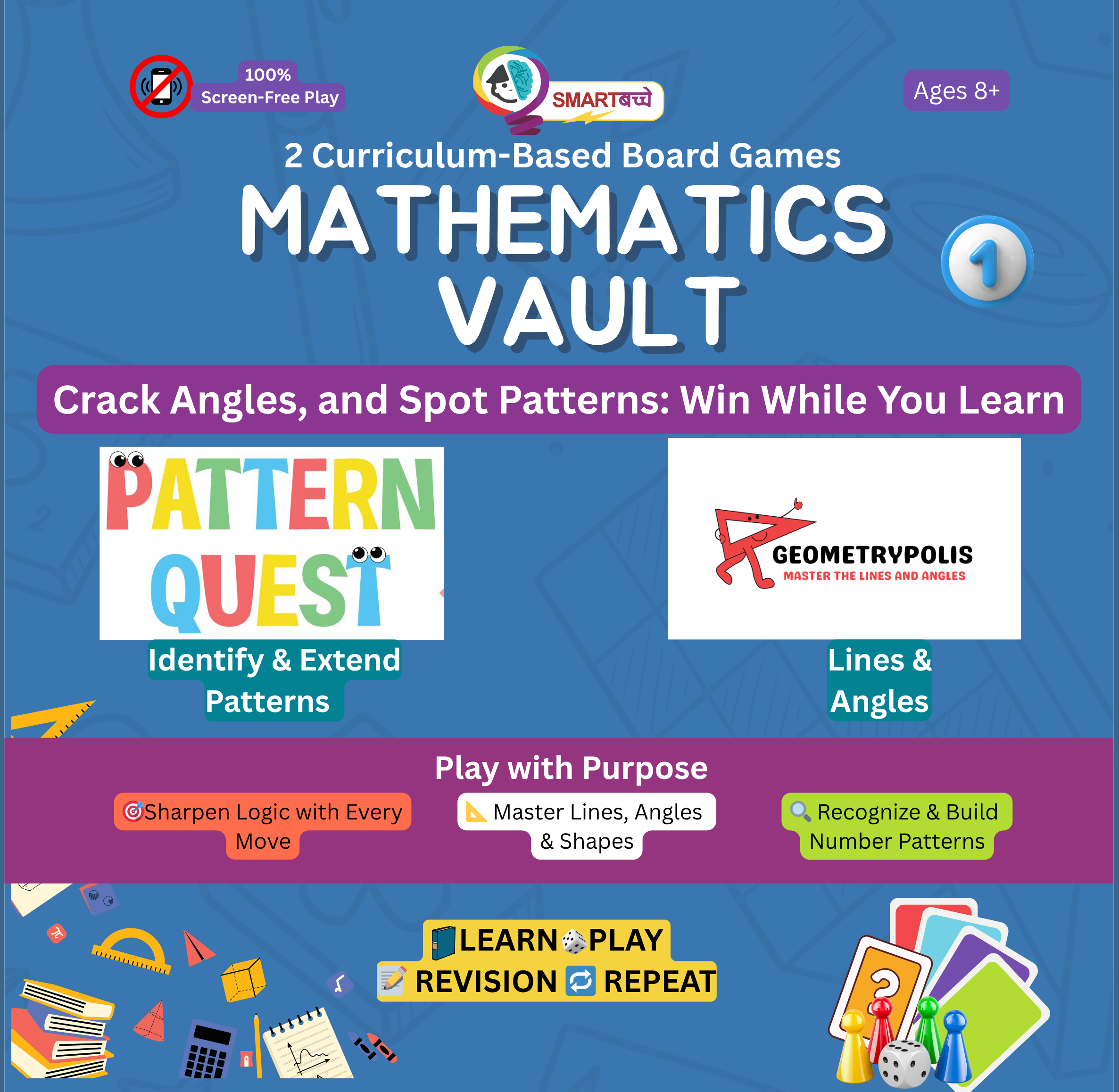 Mathematics Vault 1 Board Game Set 