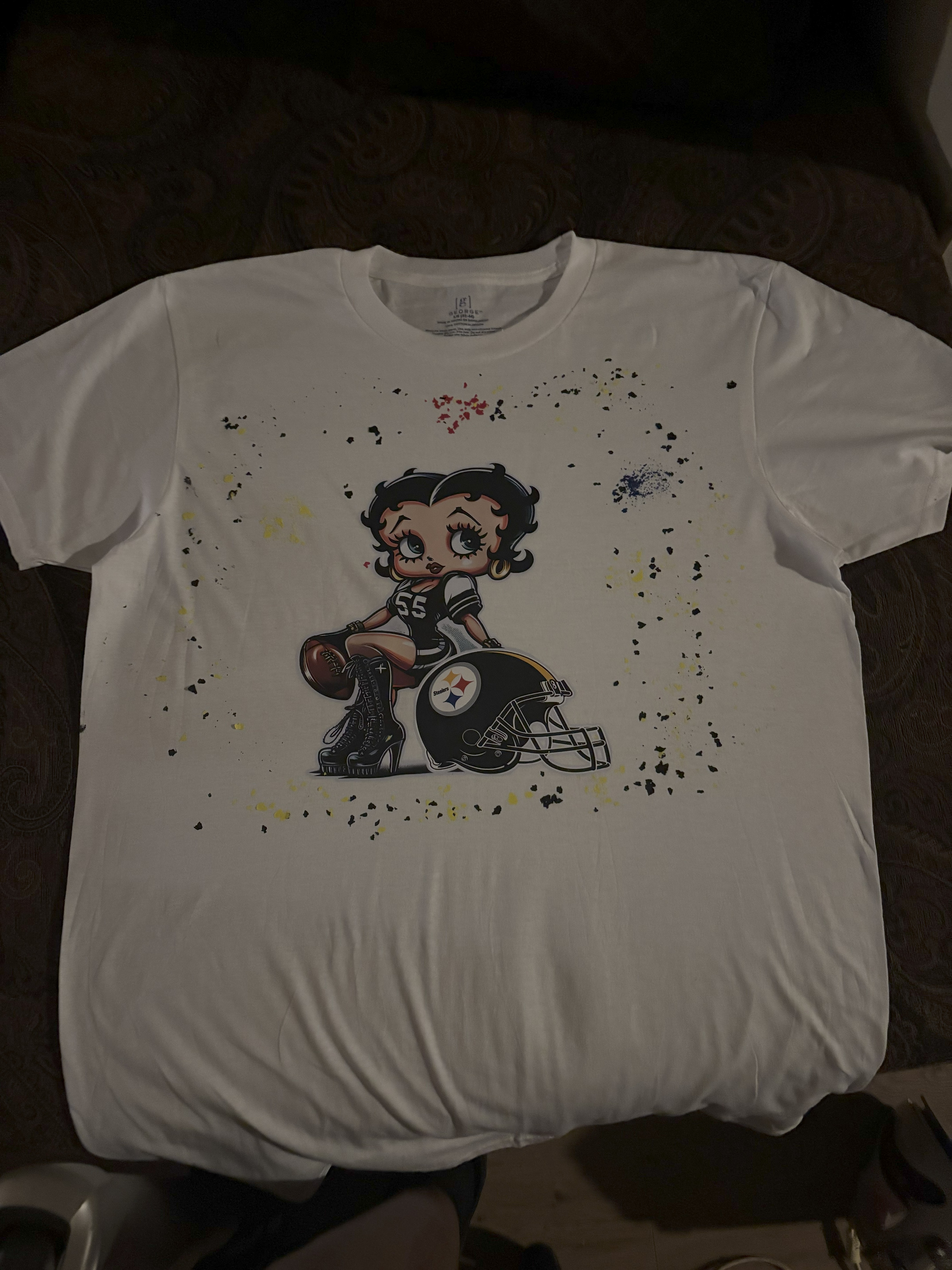 Betty Boop Pittsburgh Steelers T-shirt