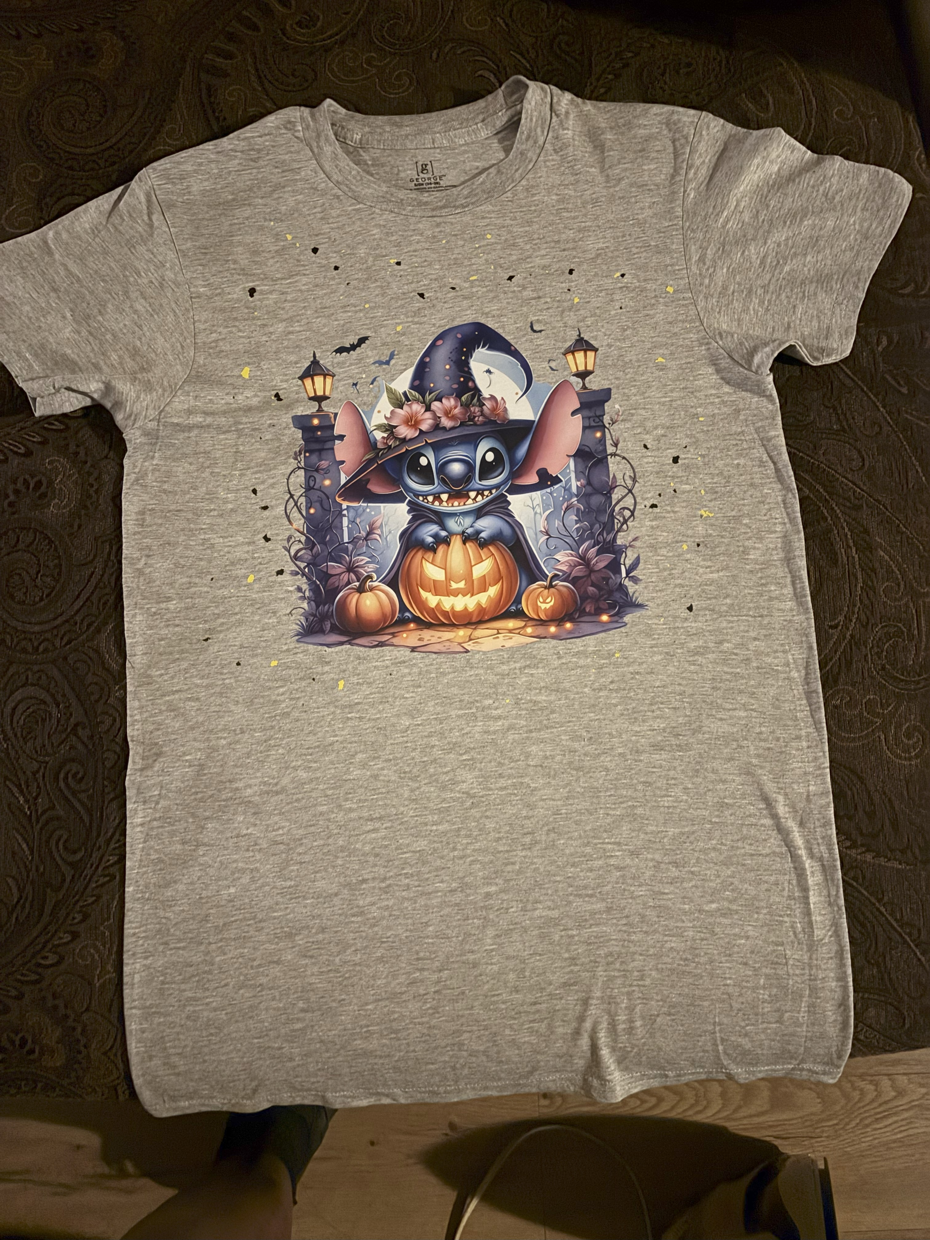 Halloween Stitch Graphic T-Shirt