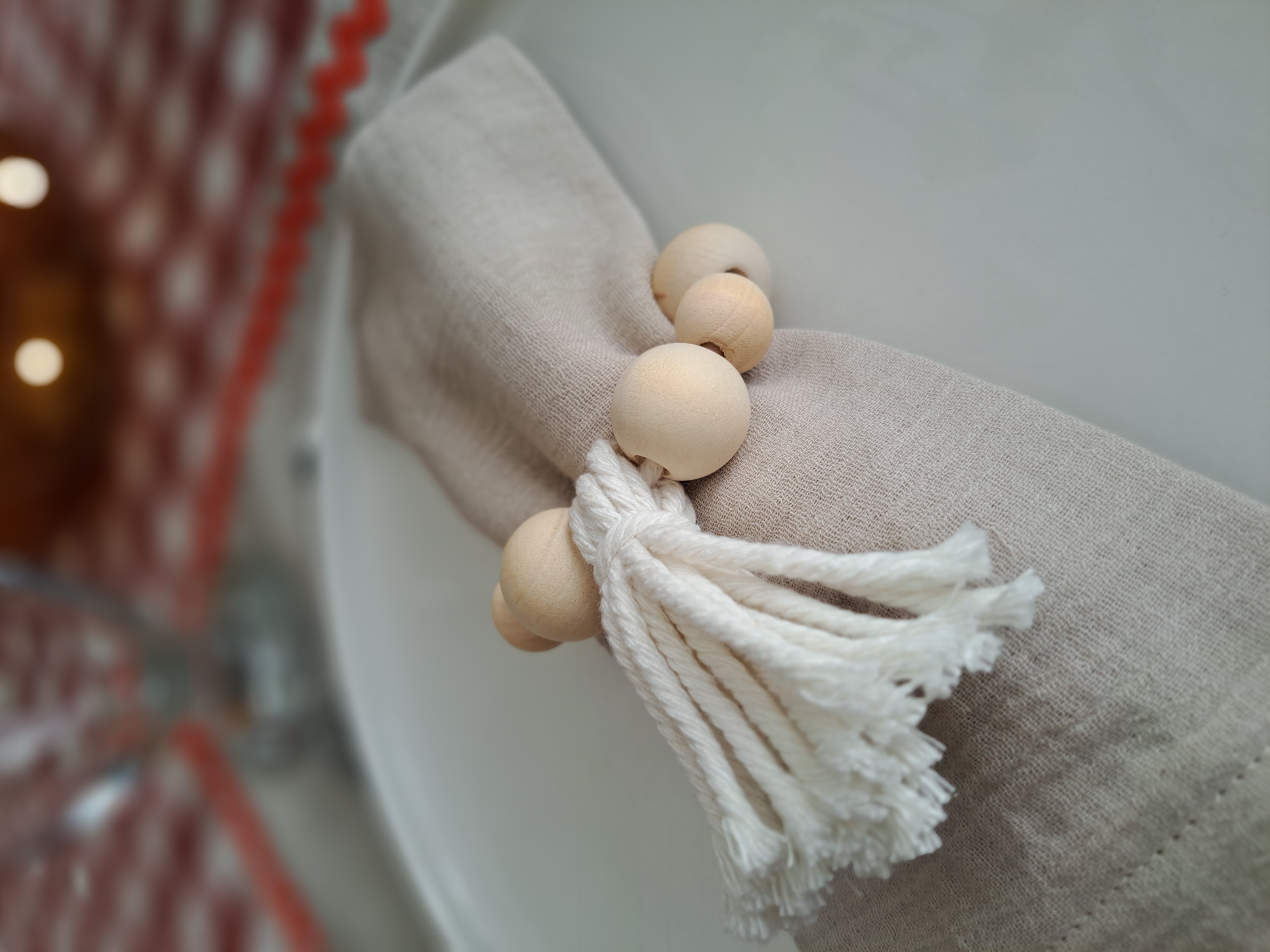 serviette de table beige