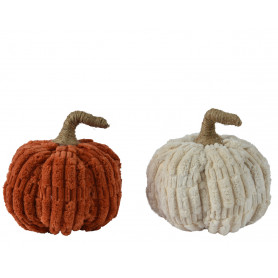 Citrouille en tissu 