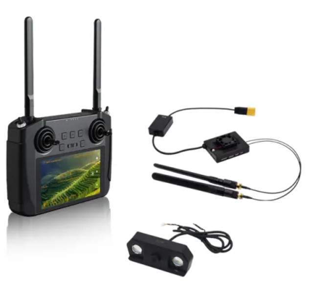 MK15 Mini HD Handheld Agriculture Smart Controller with 5.5 Inch LCD Touchscreen 1080p 60fps FPV 180ms Latency 3.5KM CE FCC KC