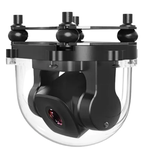 A2 mini Ultra Wide Angle FPV Gimbal Single Axis Tilt with160 Degree FOV 1080p Starlight Camera Sensor IP67 Waterproof support Upside Down Mode