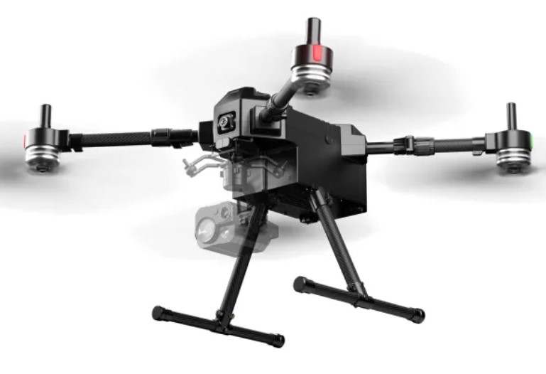 UniDrone E900 Enterprise Drone Platform 2.1kg Payload 55-min Flight Time 35KM Transmission Range AI Tracking 4K FPV Camera IPX4 Protection Foldable & Quick Release Ready to Fly Kit