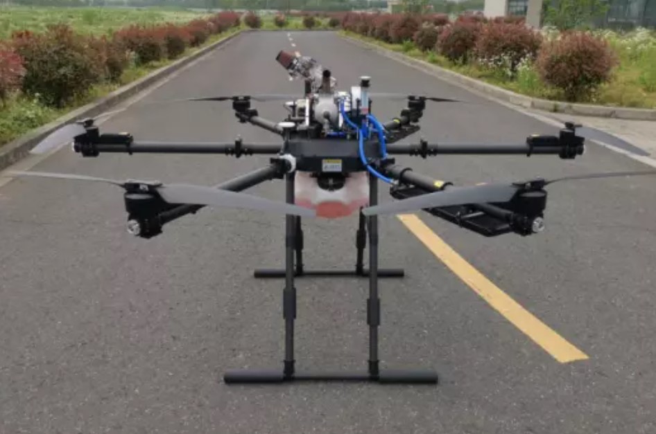 Heavy-duty Six-axis Oil-to-electric Multi-rotor UAV