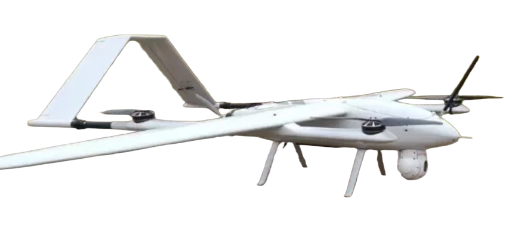 Fixed-wing UAV (Military-grade performance radio designed) Composite Material Vertical Take-off And Landing Police Drone