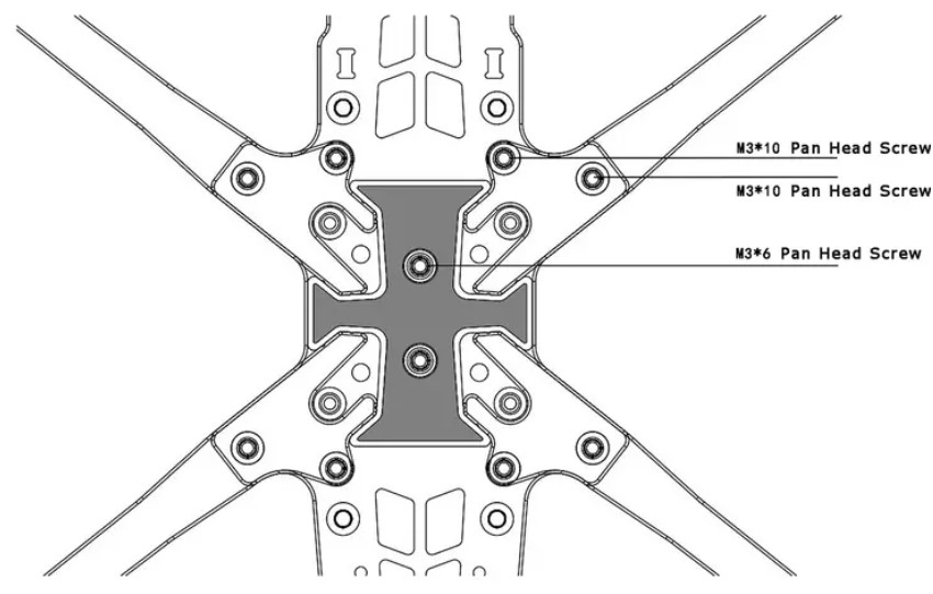 SPEED 215C Drone rack one-key removal drone frame FPV DRONE A accessories