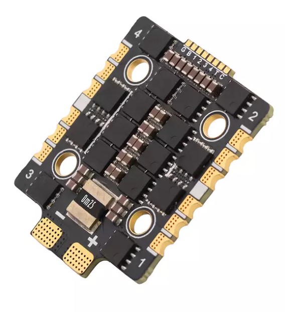 32-bit 60A/65A four-in-one electronic speed controller 20x20mm 2-8S for FPV drone