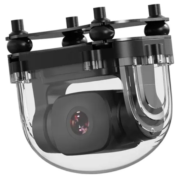 A2 mini Ultra Wide Angle FPV Gimbal Single Axis Tilt with160 Degree FOV 1080p Starlight Camera Sensor IP67 Waterproof support Upside Down Mode