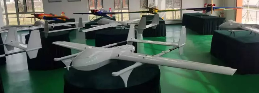 Oil-powered VTOL Compound (military reconnaissance, border patrol) Fixed Wing Drone Platform —SPEED 40P