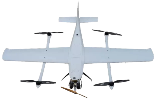 Oil-powered VTOL Compound (military reconnaissance, border patrol) Fixed Wing Drone Platform —SPEED 40P