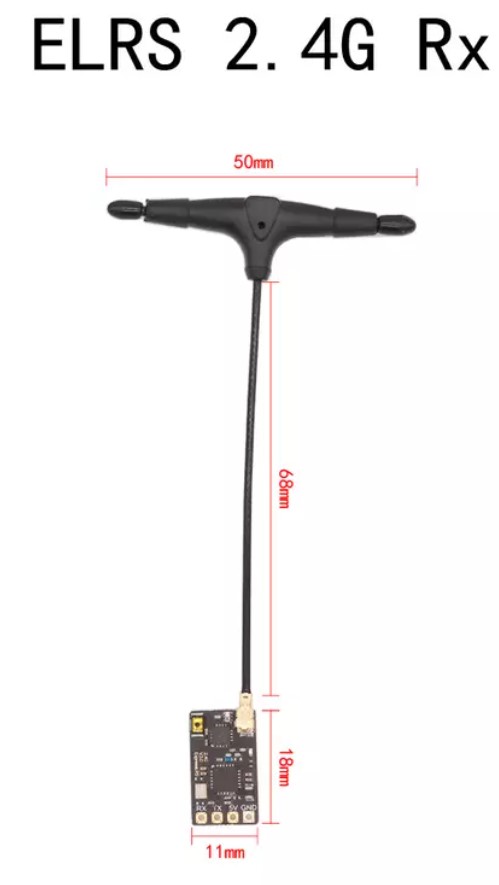 ELRS Receiver 2.4G FPV Drone Fixed-wing Long-distance Aircraft Model Receiver