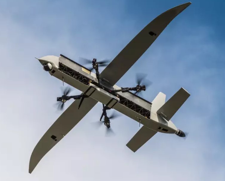 Heavy Payload 10KG VTOL Fixed-Wing UAV Drone