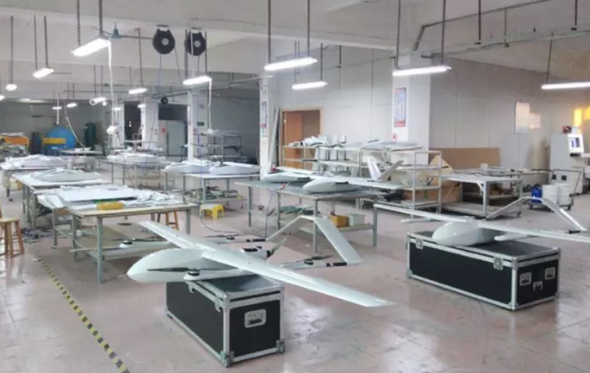 Fixed-wing UAV (Military-grade performance radio designed) Composite Material Vertical Take-off And Landing Police Drone