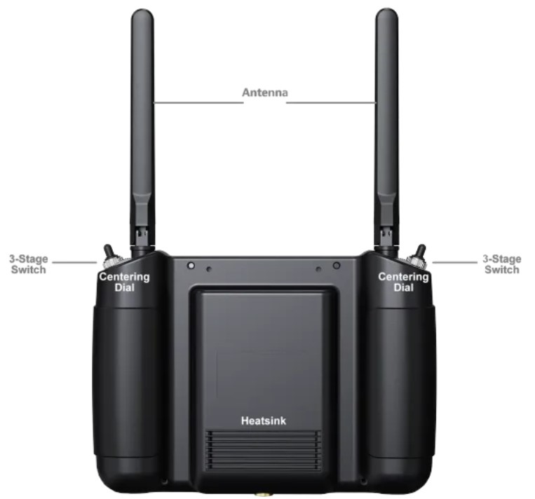 MK15 Mini HD Handheld Agriculture Smart Controller with 5.5 Inch LCD Touchscreen 1080p 60fps FPV 180ms Latency 3.5KM CE FCC KC