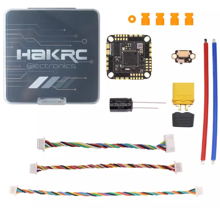 F722 BLHeli_32 45A AIO 128K Flight Control ESC 4-in-1 FPV Racing Drone